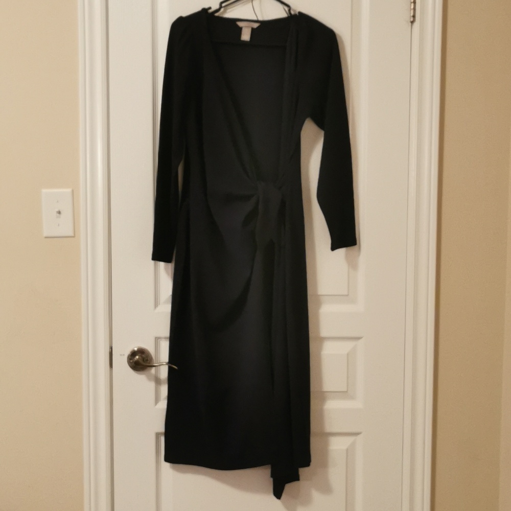 H&M navy blue dress
